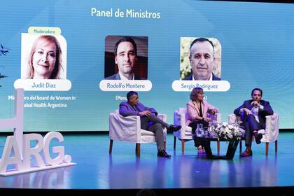 Los ministros de Salud de Mendoza, Rodolfo Montero, y de Chaco, Sergio Rodríguez