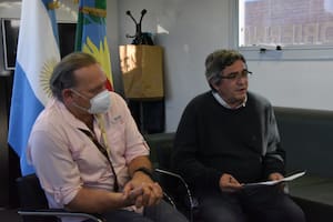 Los ministros Sergio Berni y Javier Rodríguez