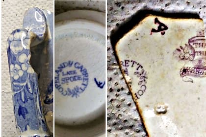 Los misteriosos símbolos que parecen letras en el dorso de las cerámicas halladas