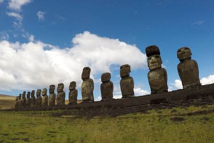 Los moái encarnan los ancestros de los Rapa Nui