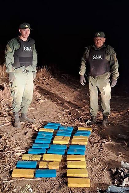 Los mochileros transportaban 195 kilos de cocaína
