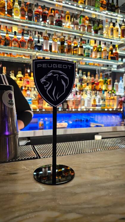 Los mocktails fueron elaborados exclusivamente para los clientes de Peugeot.