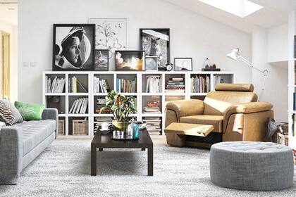 Los módulos cuadrados son prácticos para mantener el orden. Además, se los puede reagrupar o separar cuando se lo requiere