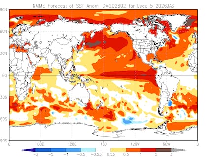 Los monitoreos indican que es probable que el evento climático se de a fines de la primavera boreal; sin embargo, depende del desarrollo del tiempo conforme pasen los días