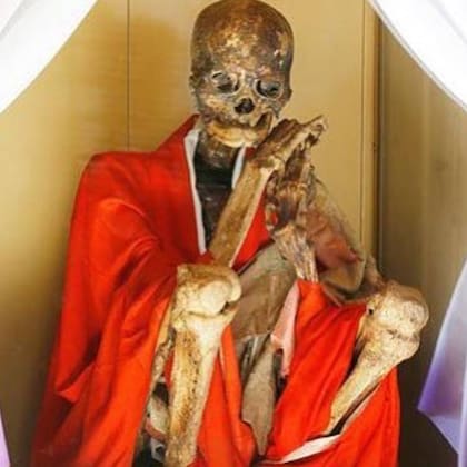 Los monjes se sometían a 3000 días de ayuno casi total y luego consumían un producto tóxico para que, tras la muerte, los gusanos y microorganismos no consumieran sus órganos