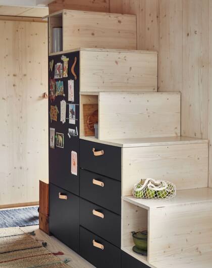 Los muebles de Ikea buscan aprovechar todos los espacios para almacenamiento 