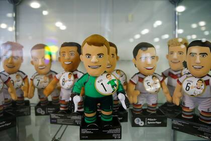 Los muñecos de la selección de Alemania