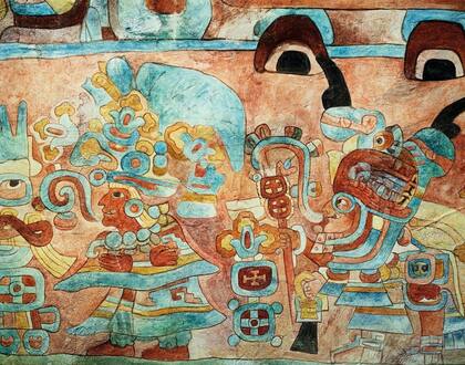 Los murales de 1.600 años en el templo maya de Chichén Itzá todavía tienen colores vibrantes, incluido el azul, que generalmente se desvanece.