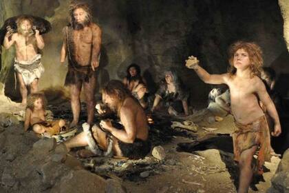 Los neandertales tenían lanzas de madera y algunas herramientas sencillas hechas con huesos de animales 