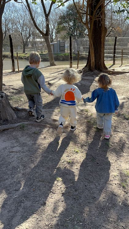 Los nietos de Jorge y Adriana en un parque de Argentina
(Foto: gentileza de la familia Siemes)
