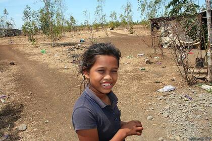 Los niños de El Timal tienen una escuela en condiciones.
