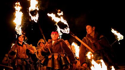Los niños son también parte del carnaval, así como también de sus vestimentas y rituales