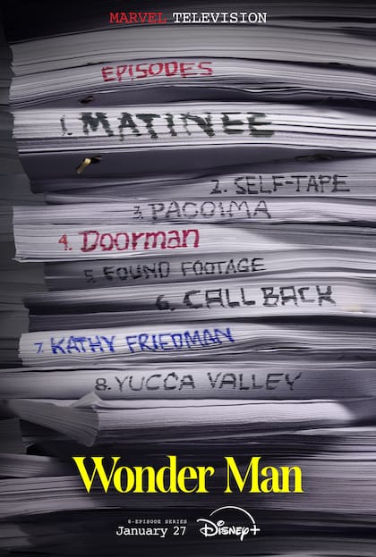 Los nombres de los ocho capítulos de Wonder Man fueron revelados en las redes de Marvel