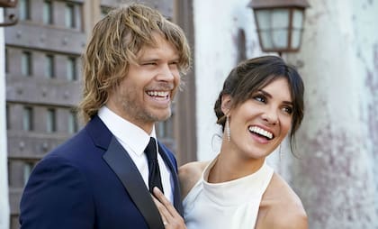 Los novios, felices por sellar su amor