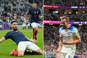 Los nueves de Francia e Inglaterra, Olivier Giroud y Harry Kane