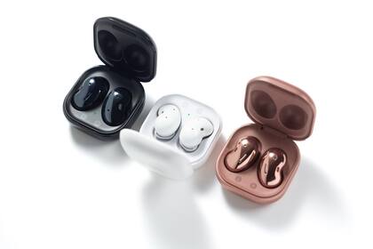 Los nuevos auriculares earbuds de Samsung estarán disponibles en negro, blanco y bronce