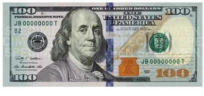 Los nuevos billetes de 100 dólares