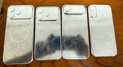 Los nuevos bloques de cámara de la generación iPhone 17; el 17 Air tendría una única cámara