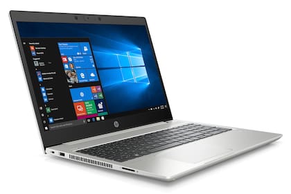 Los nuevos chips Ryzen Pro 4000 están destinados para equipos corporativos, como esta HP ProBook 445