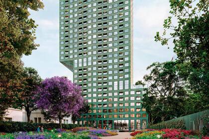 Los nuevos créditos podrán utilizarse para la torre de 38 pisos ubicada en Huergo al 400