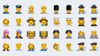 Los nuevos emojis de Whatsapp, con alternativas femeninas y masculinas