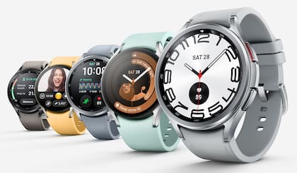 Los nuevos Galaxy Watch6 tendrán cajas de 40 o 44mm; los Watch6 Classic (con el bisel giratorio) son de 43 o 47mm; en todos los caso la pantalla está protegida por cristal de zafiro