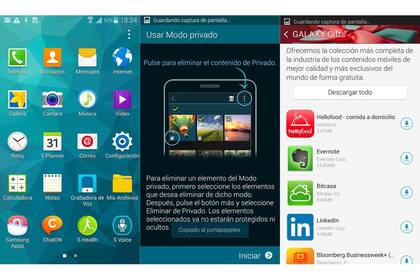Los nuevos iconos; la guía de modo privado; la herramienta de recomendación de software
