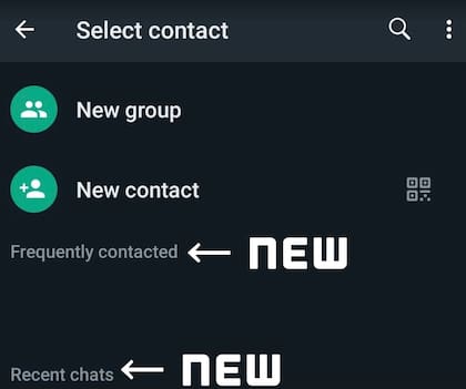 Los nuevos listados que tenía pensados WhatsApp para filtrar los contactos