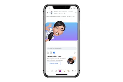 Los nuevos personajes digitales de Facebook se pueden crear en la configuración como en diversos espacios de expresión, como en los comentarios o en los chats de Messenger