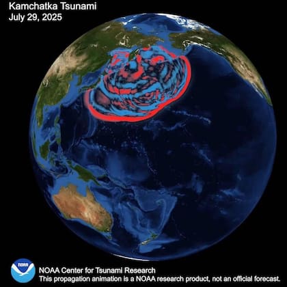 Los nuevos sistemas de monitoreo atmosférico podrían ayudar a mejorar los pronósticos actuales sobre la propagación de las olas de un tsunami en el océano