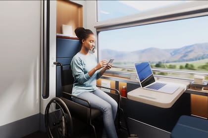 Los nuevos vagones de Amtrak tendrán amenidades para todos los pasajeros