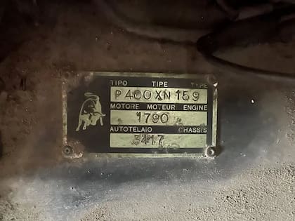 Los números de chasis que permiten demostrar su autenticidad