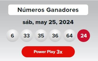 Los números ganadores de Powerball del sábado 25 de mayo