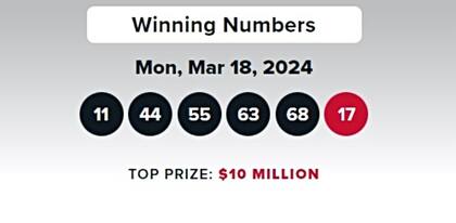 Los números ganadores del Double Play del lunes 18 de marzo