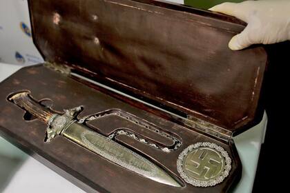 Los objetos nazis fueron secuestrados durante varios allanamientos