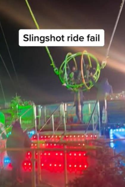 Los ocupantes están en la esfera del Slingshot en la previa del desastre