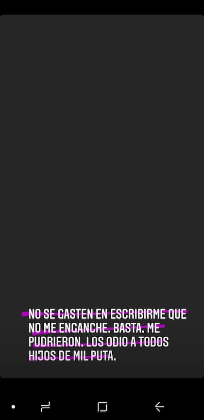 "Los odio a todos", sentenció la hija del astro en las redes sociales