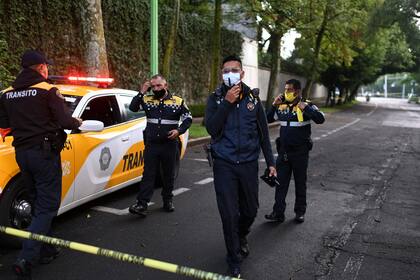 La policía patrulla la zona del atentado tras el ataque