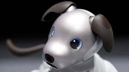 Los ojos del Sony Aibo son dos pantallas, lo que permite lograr mayor expresividad