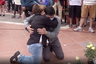 Los padres de Báez Sosa volvieron al lugar del crimen: “Es como venir a buscar a Fernando”