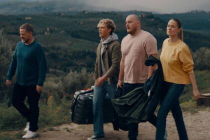 Los paisajes de la Toscana italiana forman parte de la película, como un protagonista más