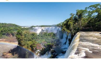 Los paisajes soñados que presentan las Cataratas del Iguazú con los saltos de Bernabé Méndez y Mbiguá - Imagen Instagram @iguazoargentina