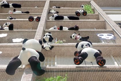 Los pandas son una parte importante del imaginario colectivo chino, y se usan en todo tipo de eventos