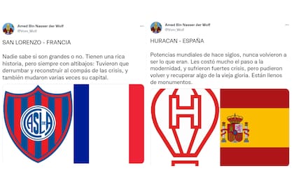 Los paralelismos de San Lorenzo y Huracán