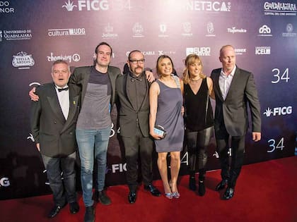 Los Parchís en la presentación del documental.