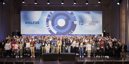 Los participantes del Heidelberg Laureate Forum 2025