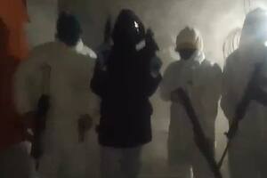 Los participantes del video con amenazas