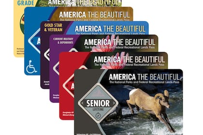 Los pases America the Beautiful suman un adicional de US$170 para visitantes no residentes