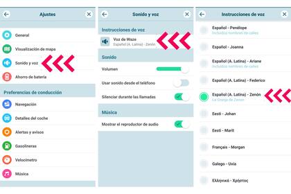 Los pasos para agregar los sonidos de la granja de Zenón a Waze