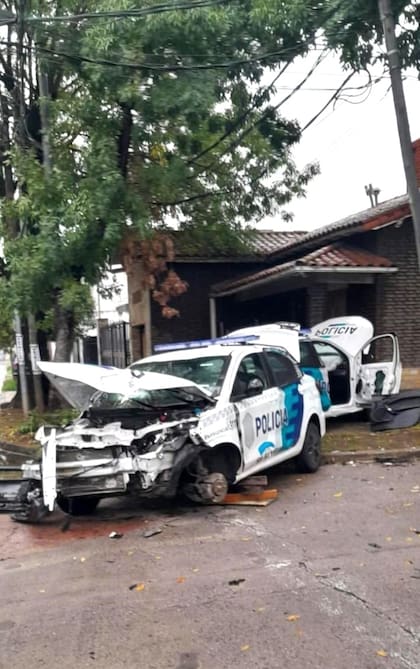 Los patrulleros que chocaron en José León Suárez